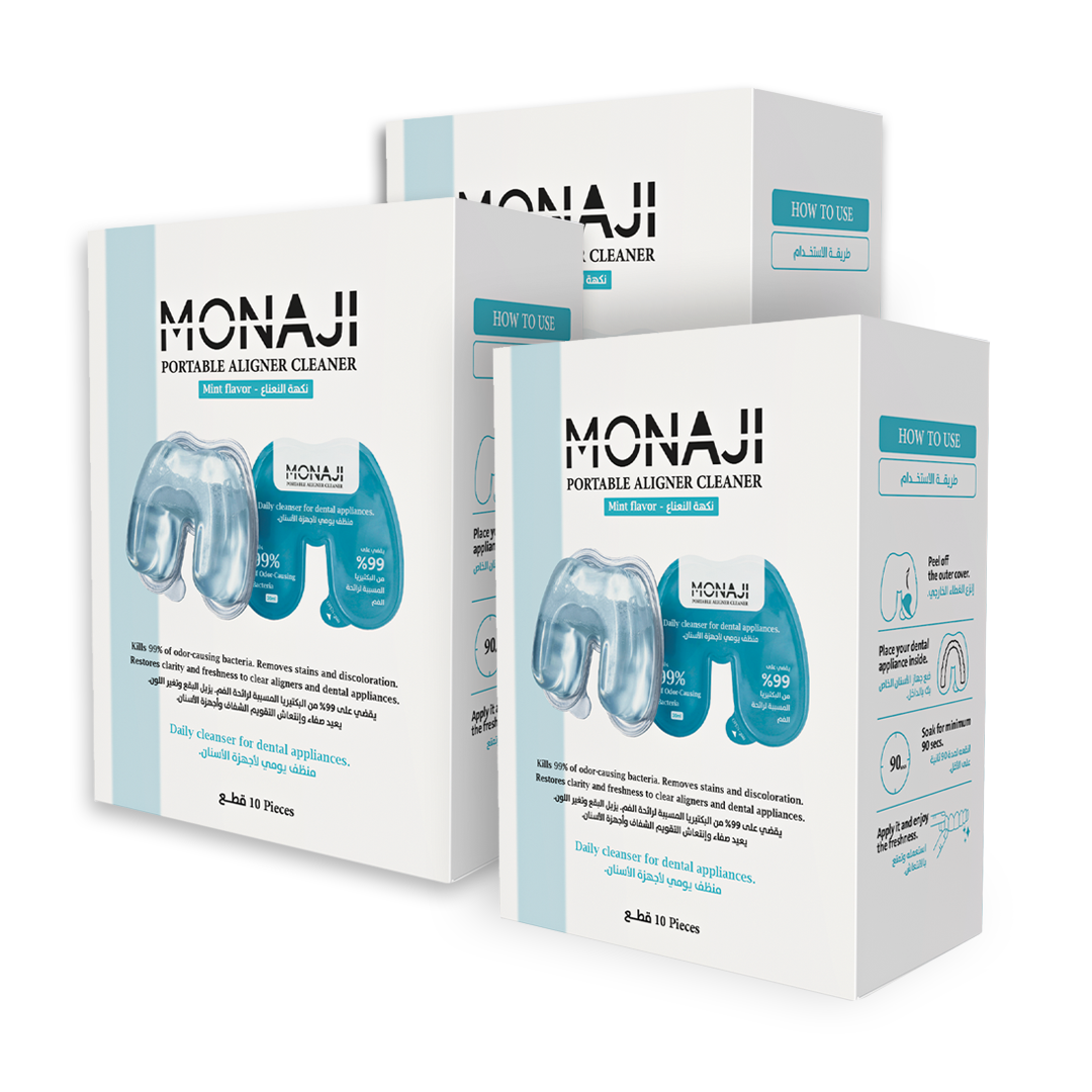 باقة Triple the Spark - 3 علب منظف الأجهزة السنية | 30 كبسولة | Triple the Spark – 3 Aligner Cleaner Boxes | 30 Pods