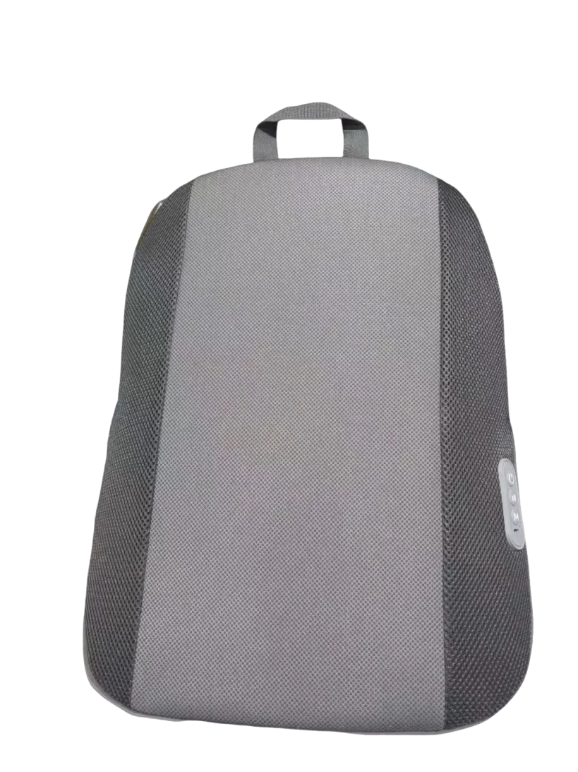 Green Lion Massage Cushion with Heating Function and Lumbar Support Grey – image 4