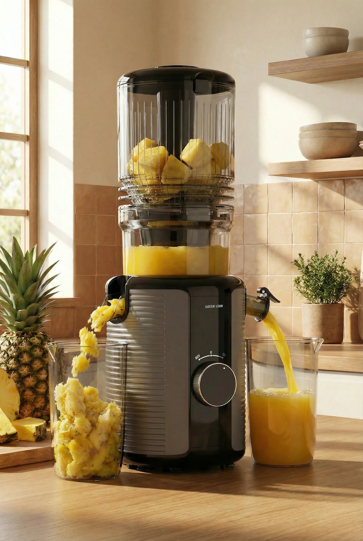 Green Lion Slow Juicer Pro Cold Press Juicer 1 2l – image 3