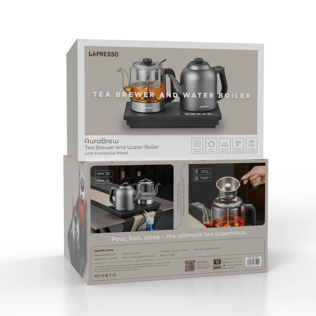 غلاية ومحضّر الشاي الذكي أورابرو - Lepresso | ORAPRO Smart Kettle and Tea Maker - Lepresso | صورة المنتج 2 / Product image 2
