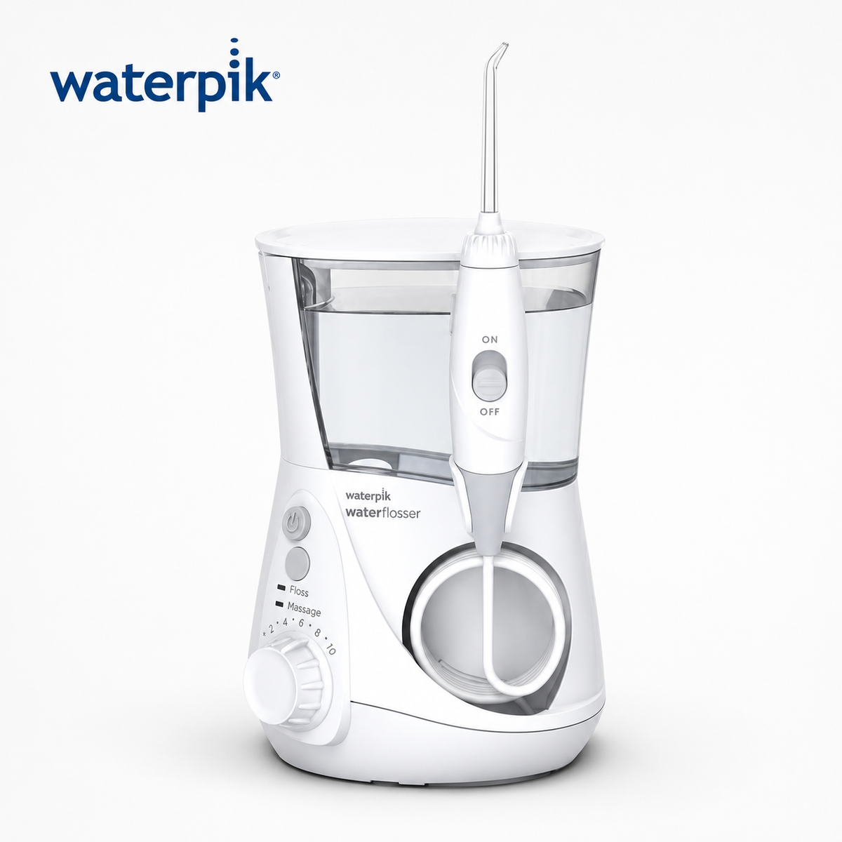 خيط مائي Aquarius® الأبيض | Waterpik Aquarius® Water Flosser – WP660ME | صورة المنتج 1 / Product image 1