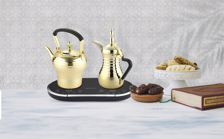 جهاز تحضير القهوة والشاي المزدوج - إبريقان في جهاز واحد | Dual Coffee and Tea Maker - Two Pots in One Device | صورة المنتج 3 / Product image 3