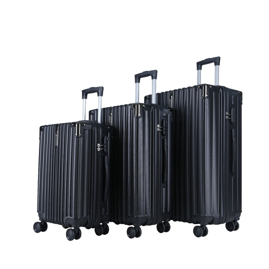 طقم حقائب سفر Levelo RoamTrio ABS – 3 قطع مع ميزان مدمج وقفل رقمي وعجلات مزدوجة | Levelo RoamTrio ABS 3-Piece Luggage Set with Scale, Combo Lock & Double Wheels | صورة المنتج 2 / Product image 2
