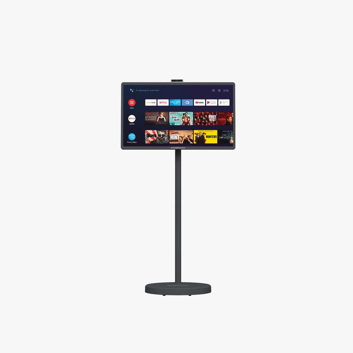 شاشة ذكية 32 بوصة متنقلة مع ستاند بنظام اندرويد 15 من Powerology | Powerology 32-inch Smart Portable Monitor with Stand, Android 15 Support | صورة المنتج 4 / Product image 4