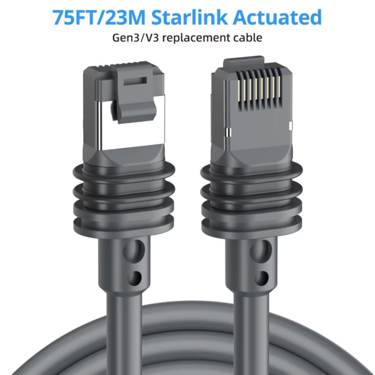 كابل بديل 75FT لـ Starlink V3 (الجيل 3) | 75FT Replacement Cable for Starlink V3 (Gen 3) | صورة المنتج 2 / Product image 2