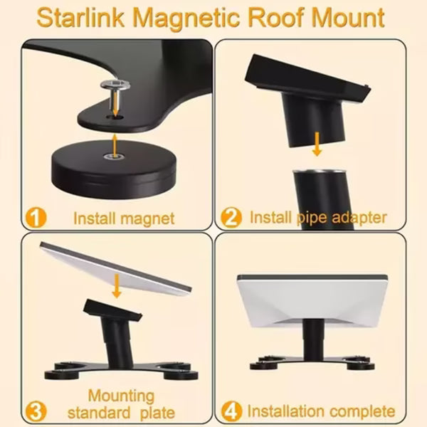 ستارلينك حامل السقف المغناطيسي للسيارة | Starlink Car Magnetic Roof Mount | صورة المنتج 5 / Product image 5