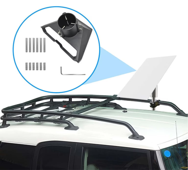 لوحة تركيب عمود تثبيت السقف وموصلات الأنابيب لـ Starlink | Starlink Ceiling Mount Pole Assembly and Pipe Adapters | صورة المنتج 2 / Product image 2