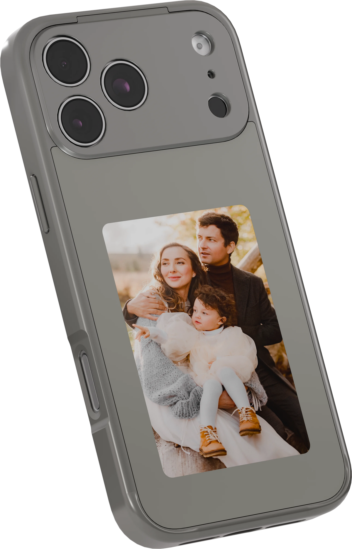 Green Lion Smart E-ink Case 4''Customer Display 17 Pro max - Gray – image 3