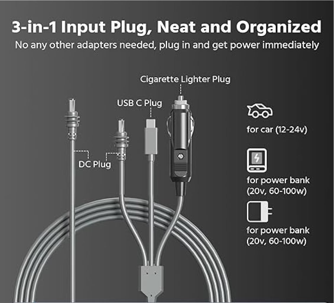 كابل طاقة 3 في 1 لستارلينك ميني – 5 متر | 3-in-1 Power Cable for Starlink Mini - 5m | صورة المنتج 2 / Product image 2