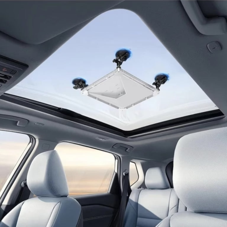 حامل سيارة لستارلينك ميني مع 4 أكواب شفط وحقيبة حماية | Car mount for Starlink Mini with 4 suction cups and protective bag | صورة المنتج 3 / Product image 3