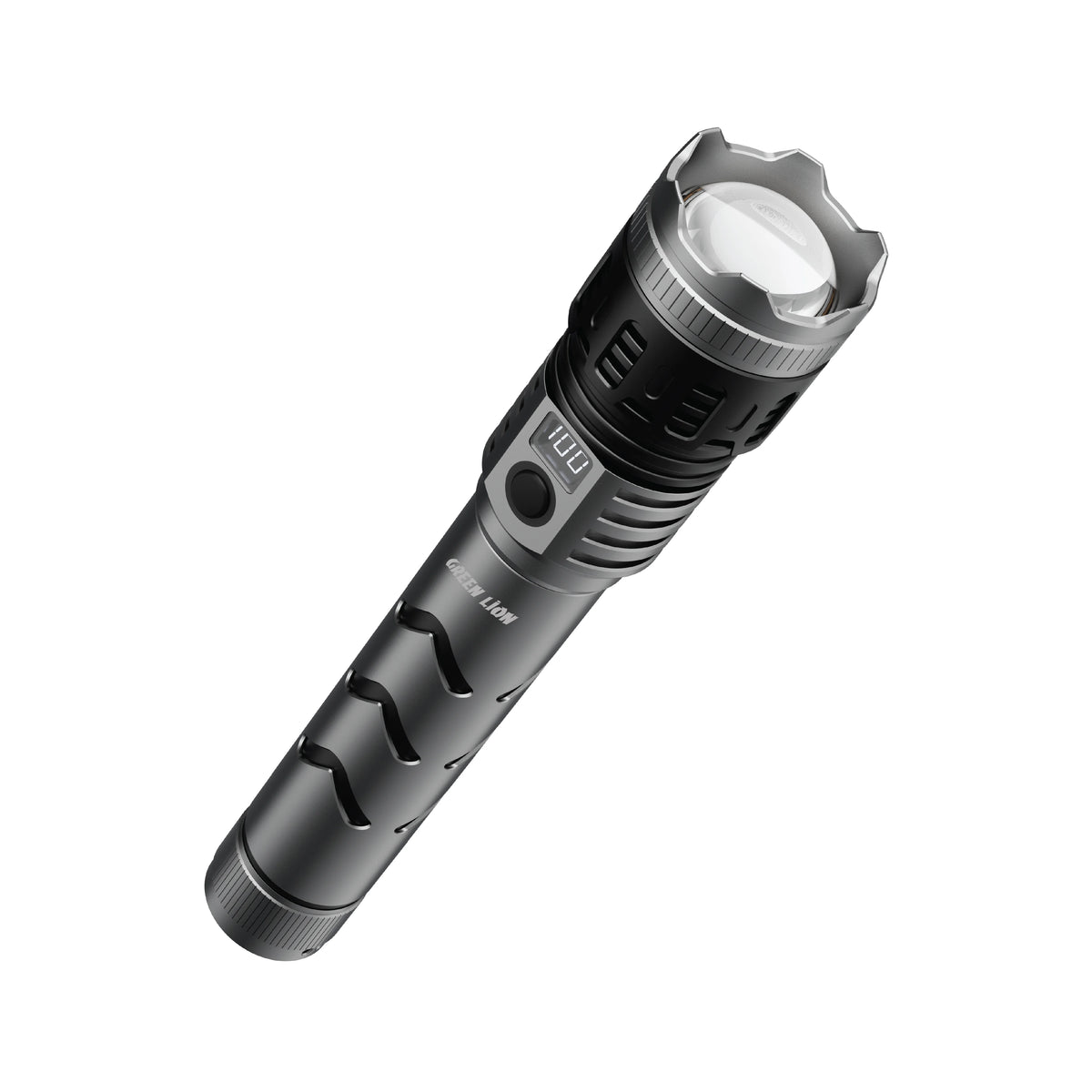 Green Lion Hunter Pro Portable Torch Grey – image 4