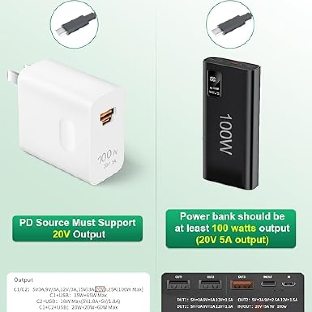 كابل ستارلينك ميني USB-C إلى تيار مستمر 100 واط (5 متر) | Starlink Mini USB-C to DC 100W Cable (5M) | صورة المنتج 5 / Product image 5