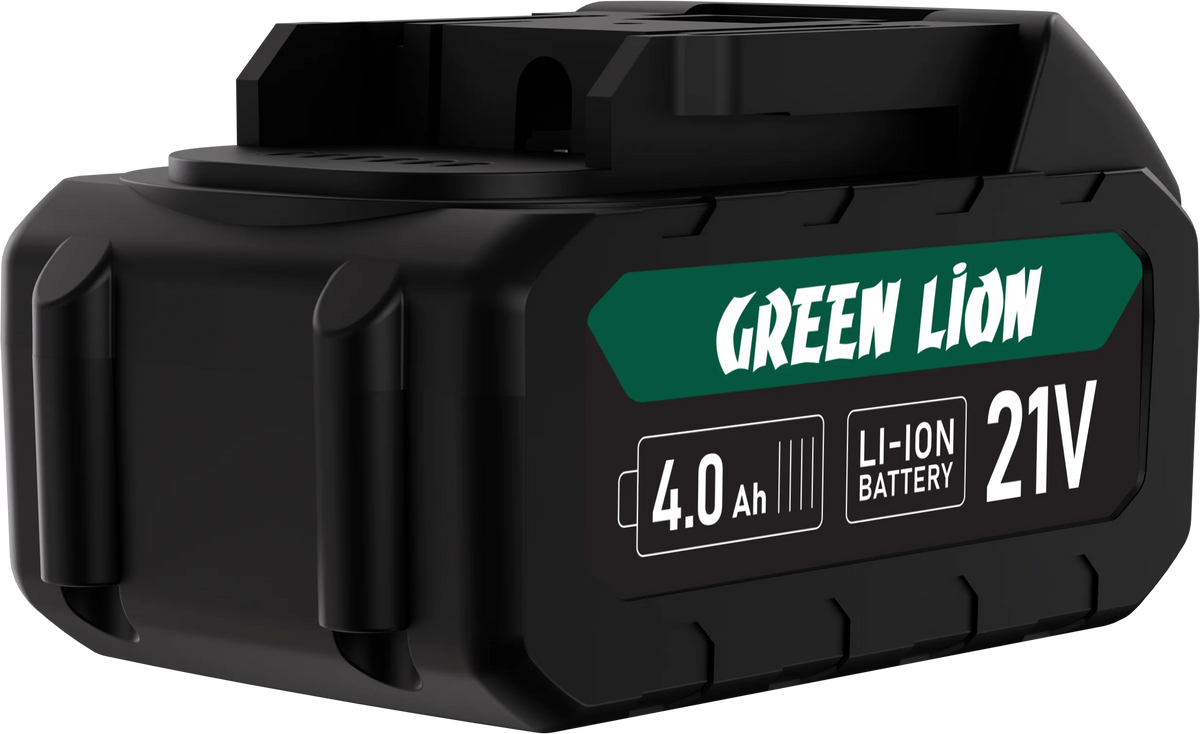 Green Lion GAG-900 Cordless Angle Grinder Tool- Brushless 2*21 V 4.0 Ah Battery – image 7