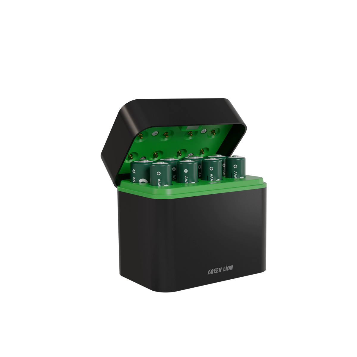 Green Lion Rechargeable 8 Aaa Battery Dock USB C Black – image 4