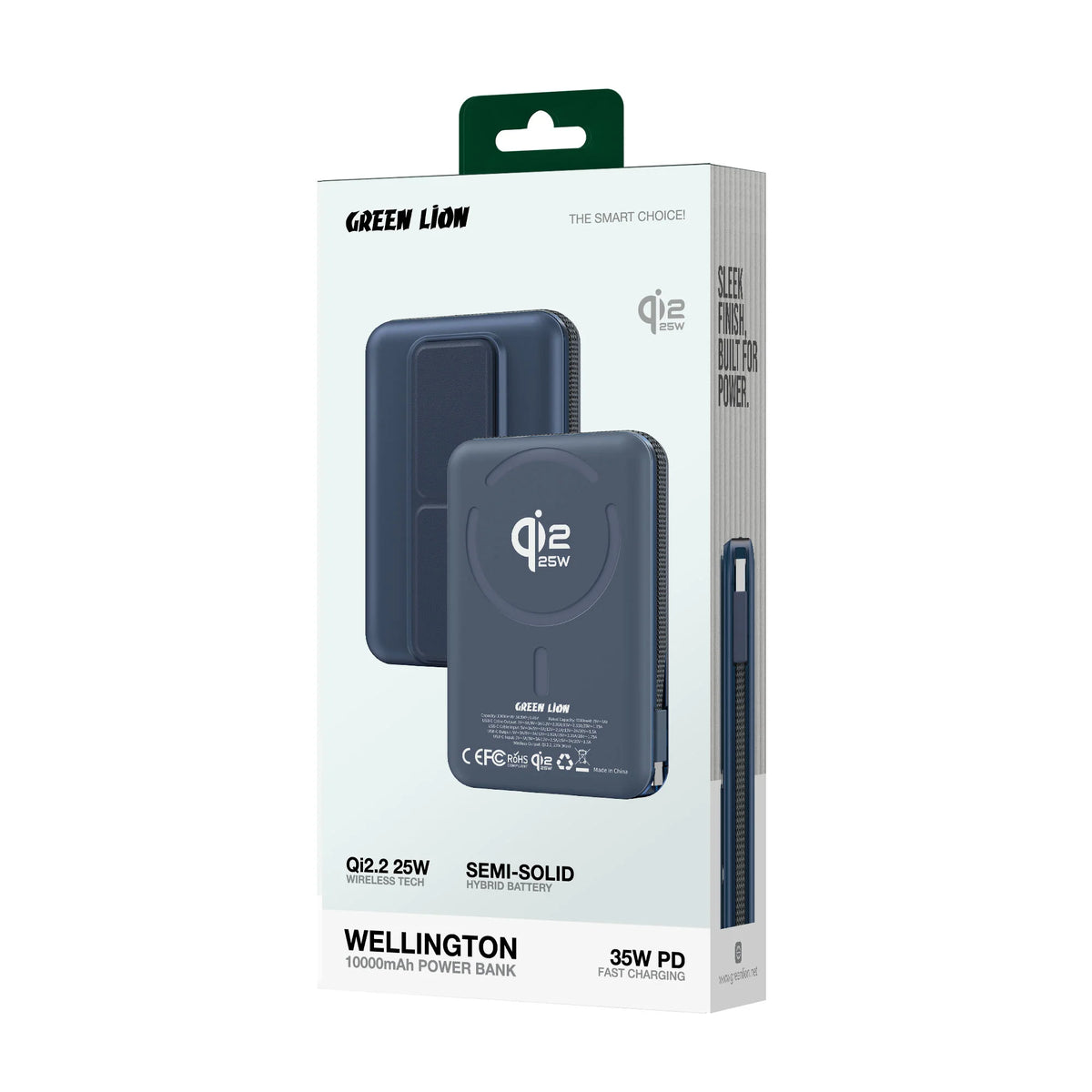 Green Lion WELLINGTON 10000 m Ah MagSafe Power Bank PD 35 W - Blue – image 2