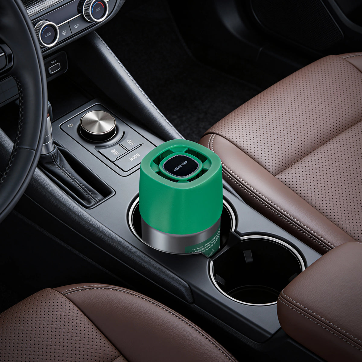 Green Lion Blooms Solid Air Freshener Green – image 3