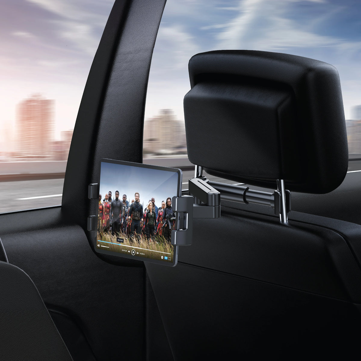 Green Lion Headrest Mount for Tablets Phones Black – image 4