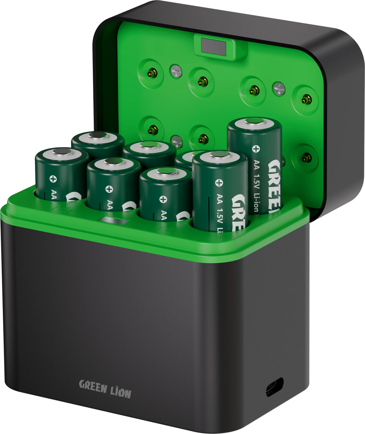 Green Lion Rechargeable 8 Aa Battery Dock USB C – image 9