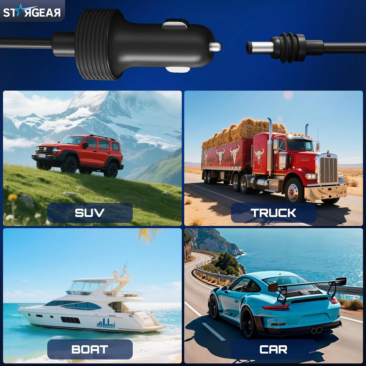 كابل سيارة ستارلينك ميني 12 فولت من ستارجير | StarGear Starlink Mini 12V Car Cable | صورة المنتج 4 / Product image 4