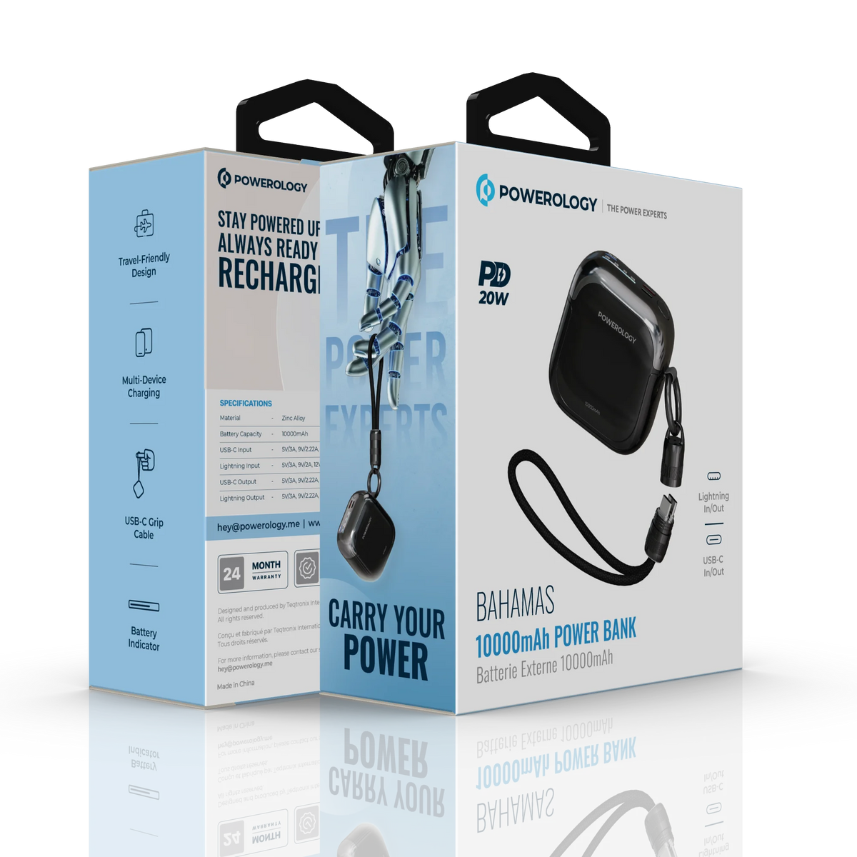 BAHAMAS 10000 m Ah POWER BANK - Black – image 4
