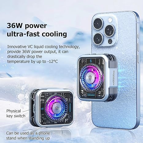 مروحة تبريد مغناطيسية لجوال ريد ماجيك Nubia RedMagic Magnetic Phone Cooler 5 Pro