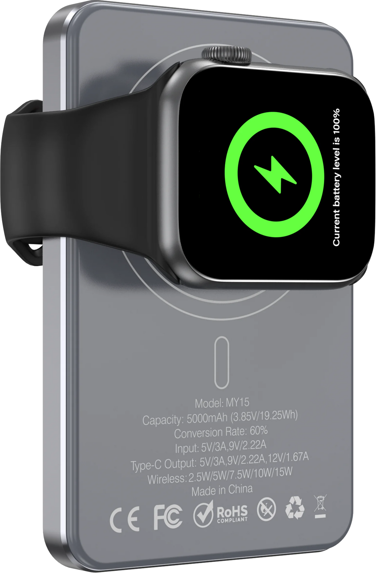 Green Lion G-Mag 3 IN 1 10000 m Ah Power Bank PD 20 W - Black – image 5