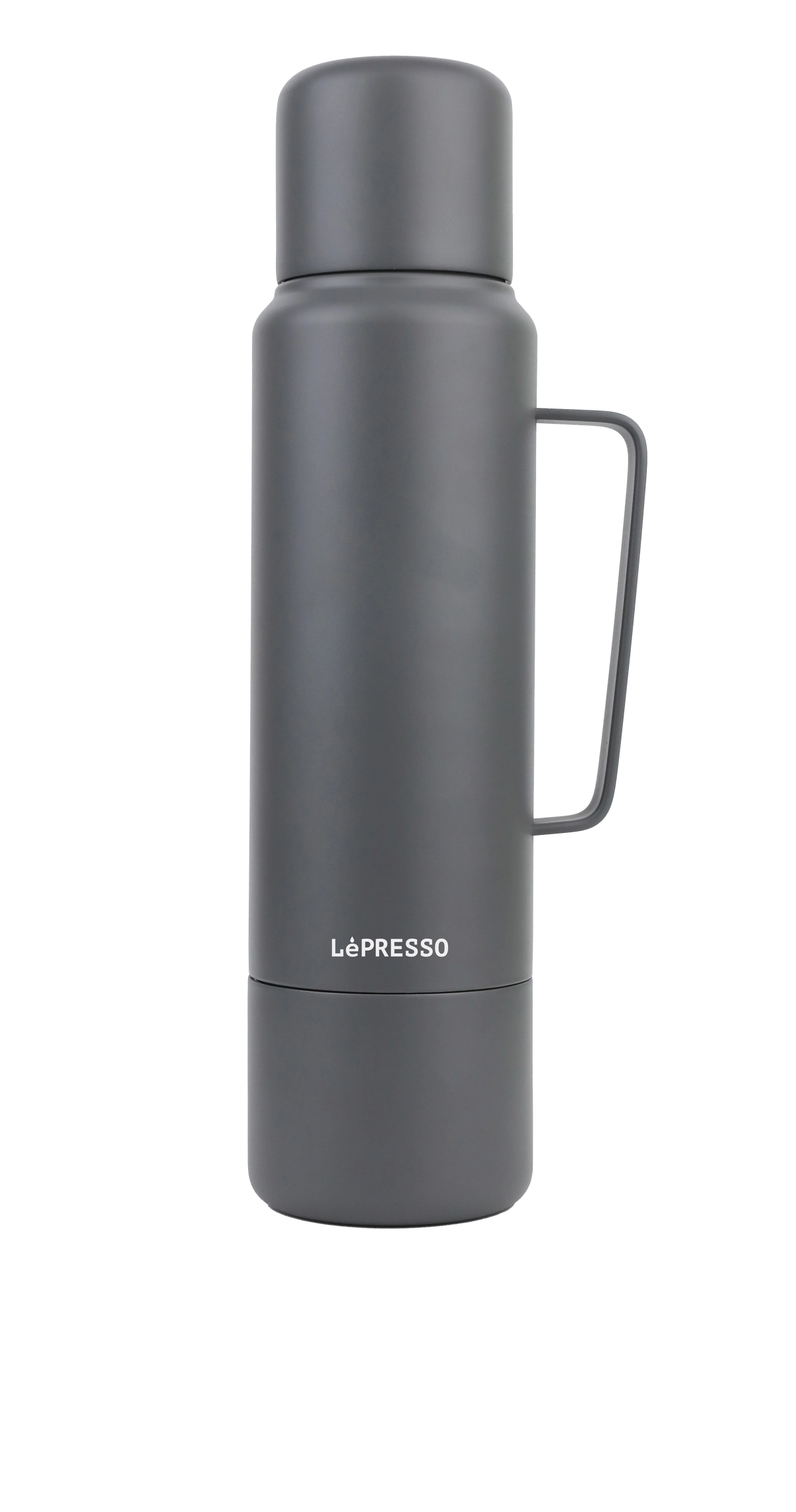 LePresso Vacaflow Double Wall Insulated Vacuum Bottle Grey – image 9