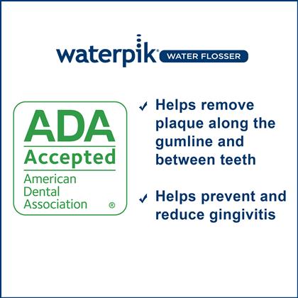 خيط مائي لاسلكي كوردلس بلس - أبيض | Waterpik Cordless Plus Water Flosser White – WP450ME | صورة المنتج 10 / Product image 10