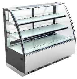 فاترينة كيك منحنية بطابقين CS-1000E2