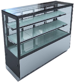 فاترينة كيك مربعة بطابقين CS-1000ER2