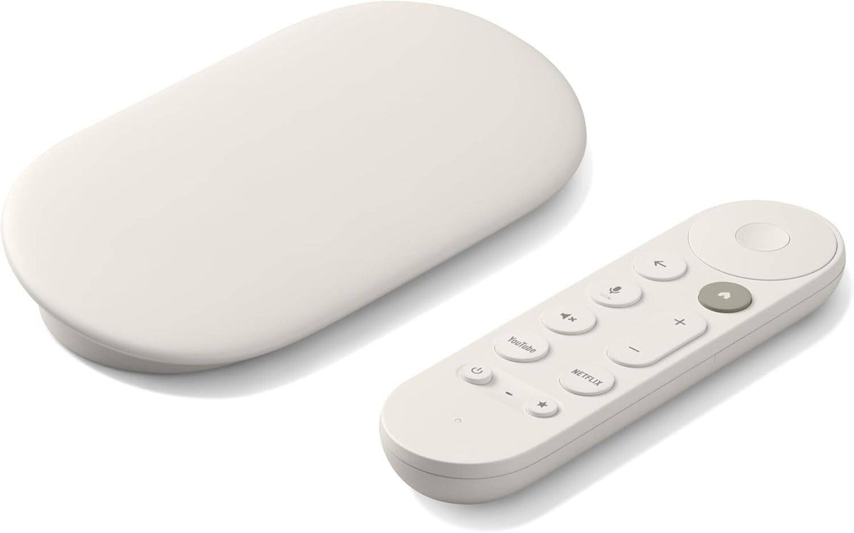 جهاز بث تلفزيوني 4k سعة 32 جيجابايت مع ريموت صوتي جوجل Google TV Streamer 4K | Google TV Streamer 4K, 32GB, with Voice Remote | صورة المنتج 1 / Product image 1