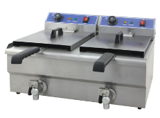 قلاية كهربائية حوضين/سلتين HEF-102V
