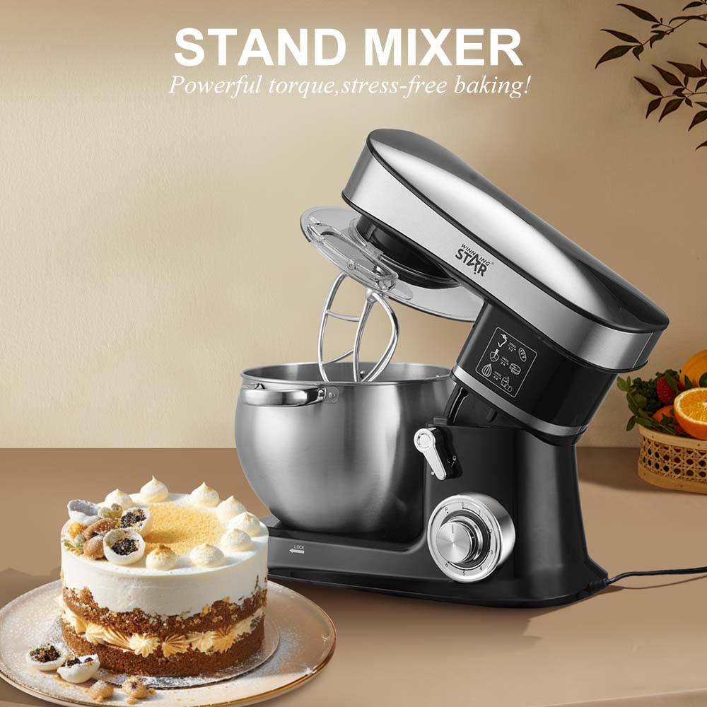 عجانة كهربائية كبيرة وينينج ستار 6 لتر 1200 واط Winning Star Kitchen Stand Mixer for Baking