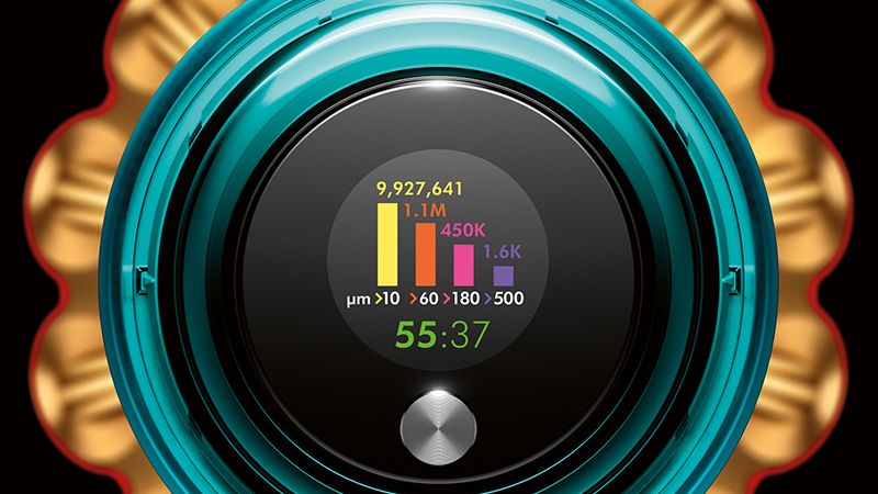 Dyson V15 LCD cleaning report