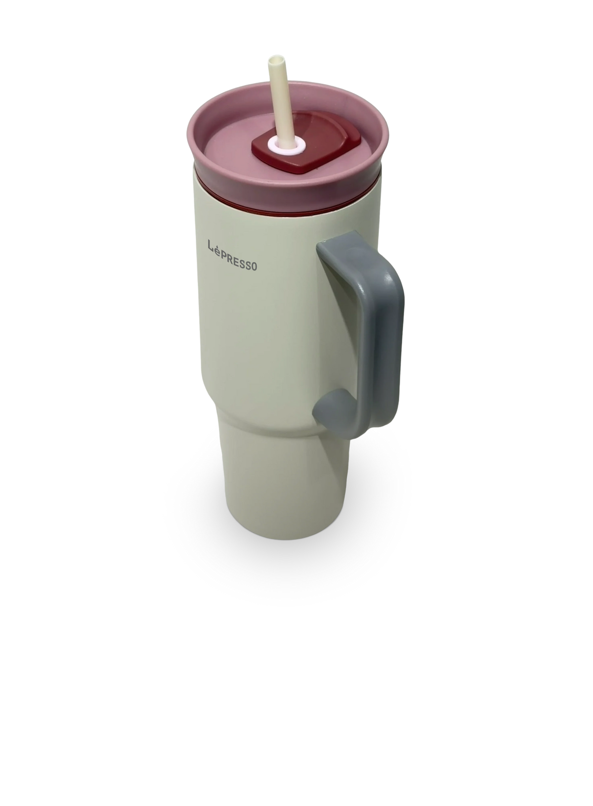 LePresso Quirk Sip Insulated Tumblerwith Double Wall Vacuum - Beige – image 1