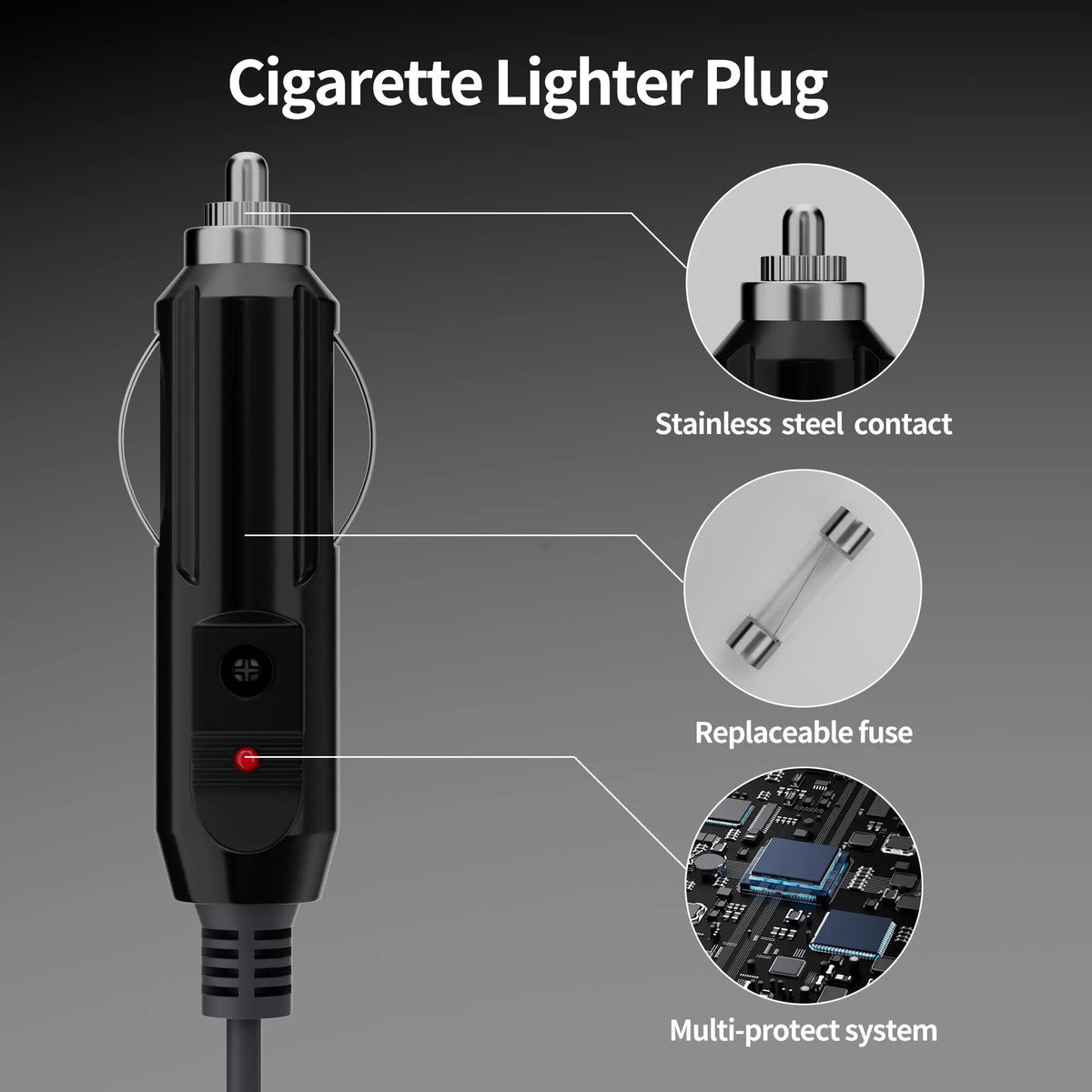 كابل ستارلينك ميني دي سي إلى شاحن السيارة | Starlink Mini DC Car Charger Cable | صورة المنتج 3 / Product image 3