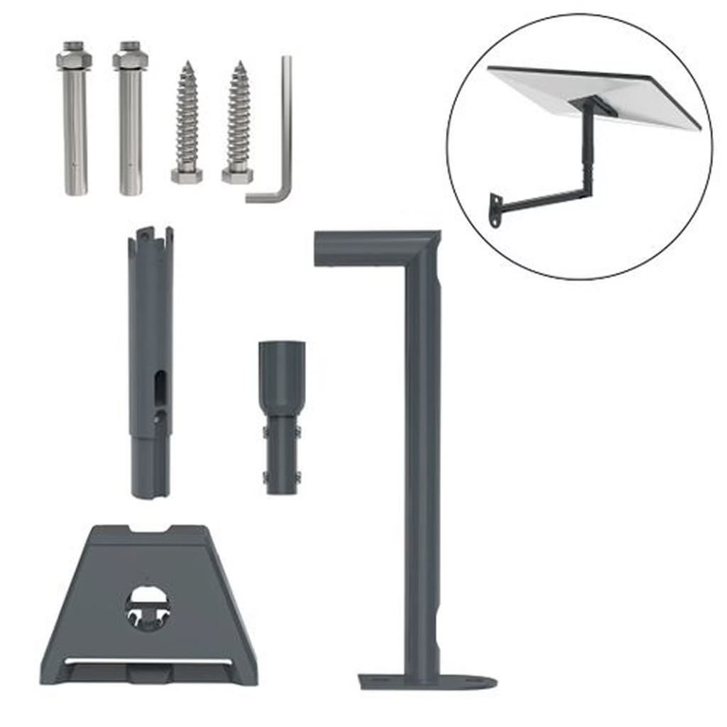 حامل حائط Starlink Gen 3 V3 قياسي على السقف على شكل حرف L | Standard Starlink Gen 3 V3 L-Shaped Roof Wall Mount | صورة المنتج 5 / Product image 5