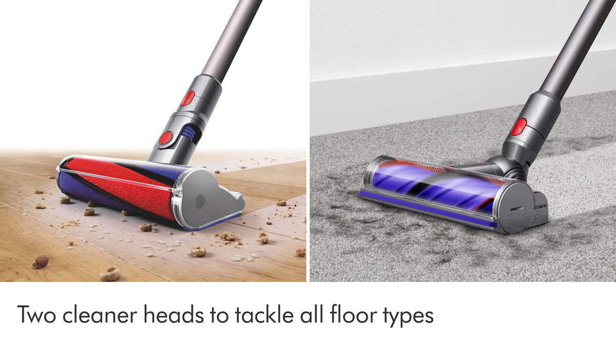مكنسة كهربائية لاسلكية Dyson V8 Absolute بقوة شفط تصل إلى 110000 دورة في الدقيقة ومدة تشغيل 40 دقيقة وسعة سلة 0.54 لتر | Dyson V8 Absolute Cordless Vacuum Cleaner with 110,000 RPM Suction Power, 40-Minute Run Time, and 0.54L Bin Capacity | 