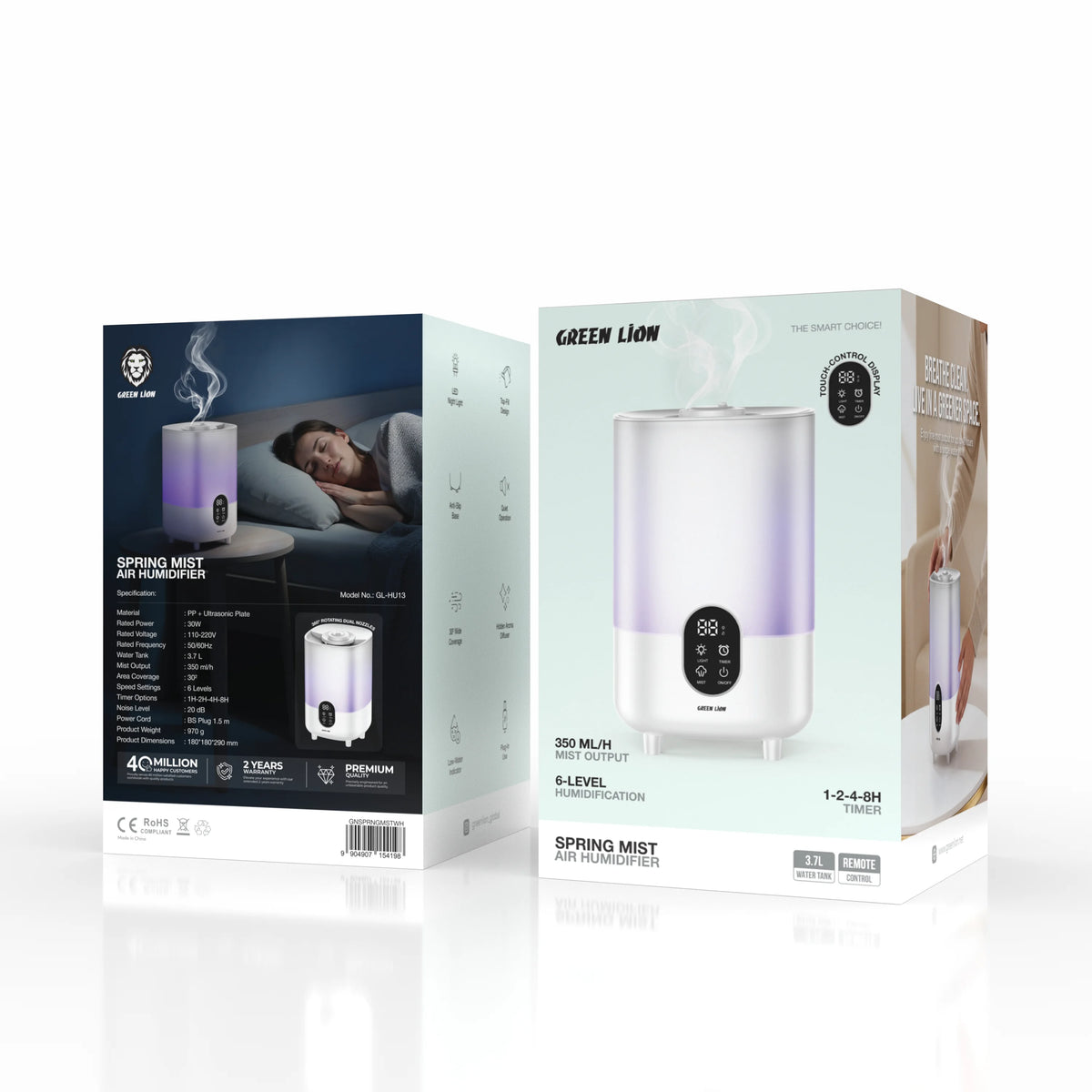 Green Lion Spring Mist Air Humidifier White – image 5