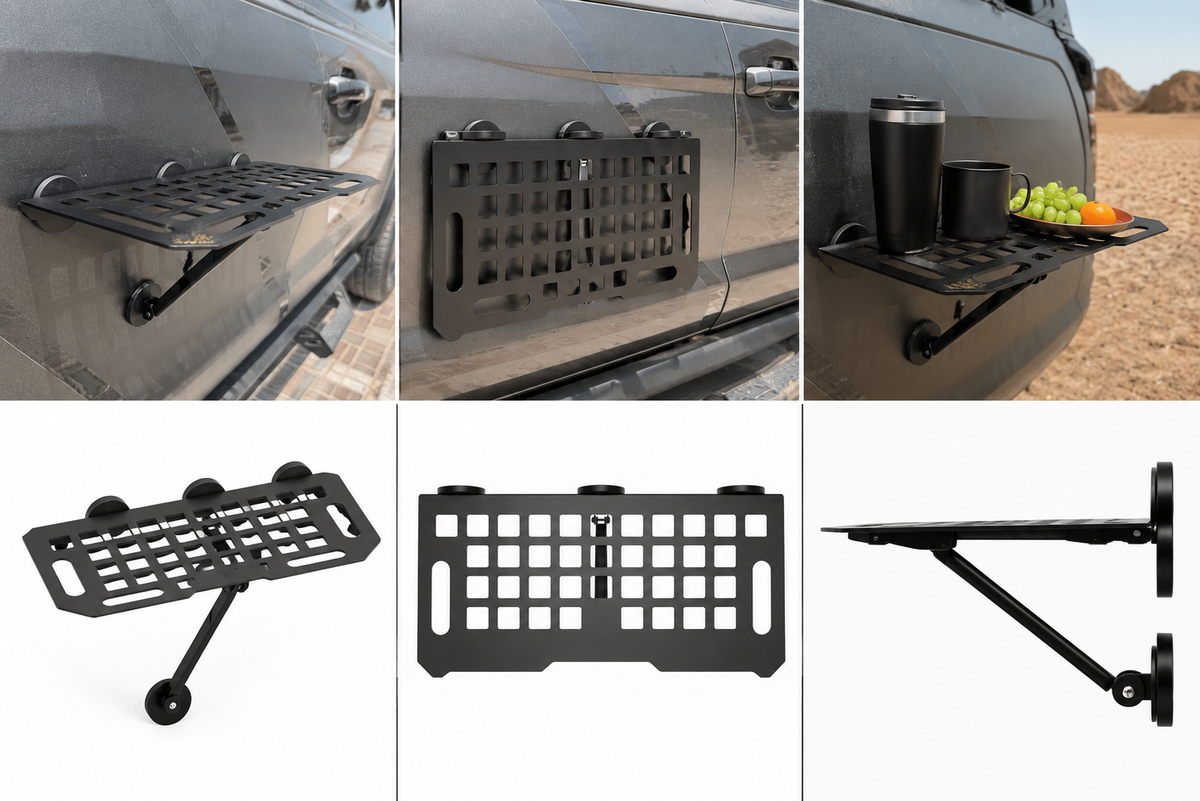 طاولة MS Overland المغناطيسية المتنقلة – طاولة جانبية قابلة للطي للرحلات والتخييم | MS Overland Magnetic Portable Table – Foldable Side Table for Camping & Overlanding | صورة المنتج 2 / Product image 2