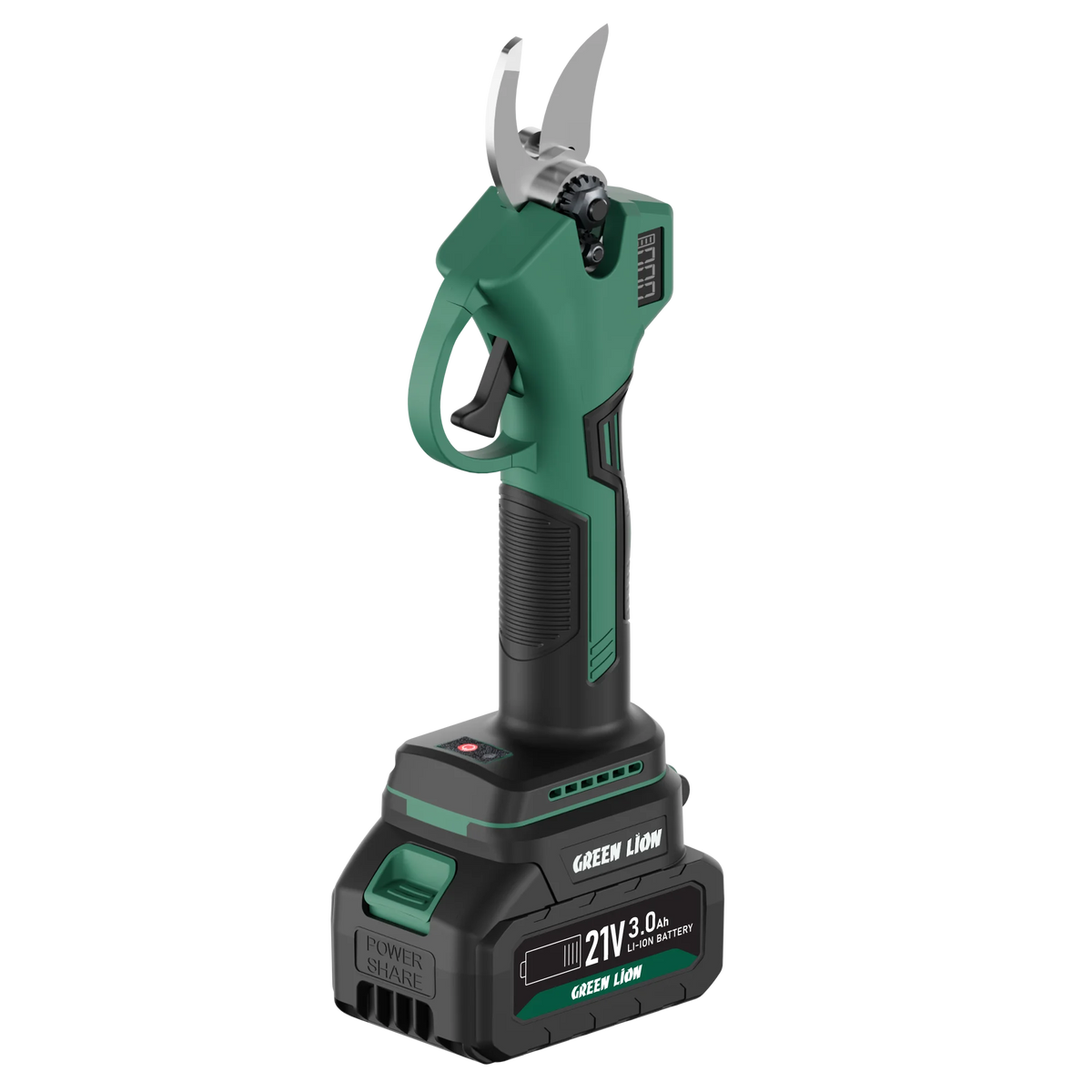 Green Lion GSH-400 Electric Pruning Shears Tool-2*21 V Cordless 3.0 Ah Battery – image 6