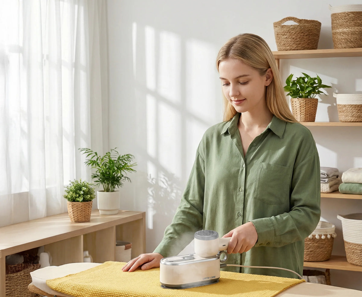 Green Lion 3 in 1 Steamer Dry Iron Steamer Lint Remover – image 5