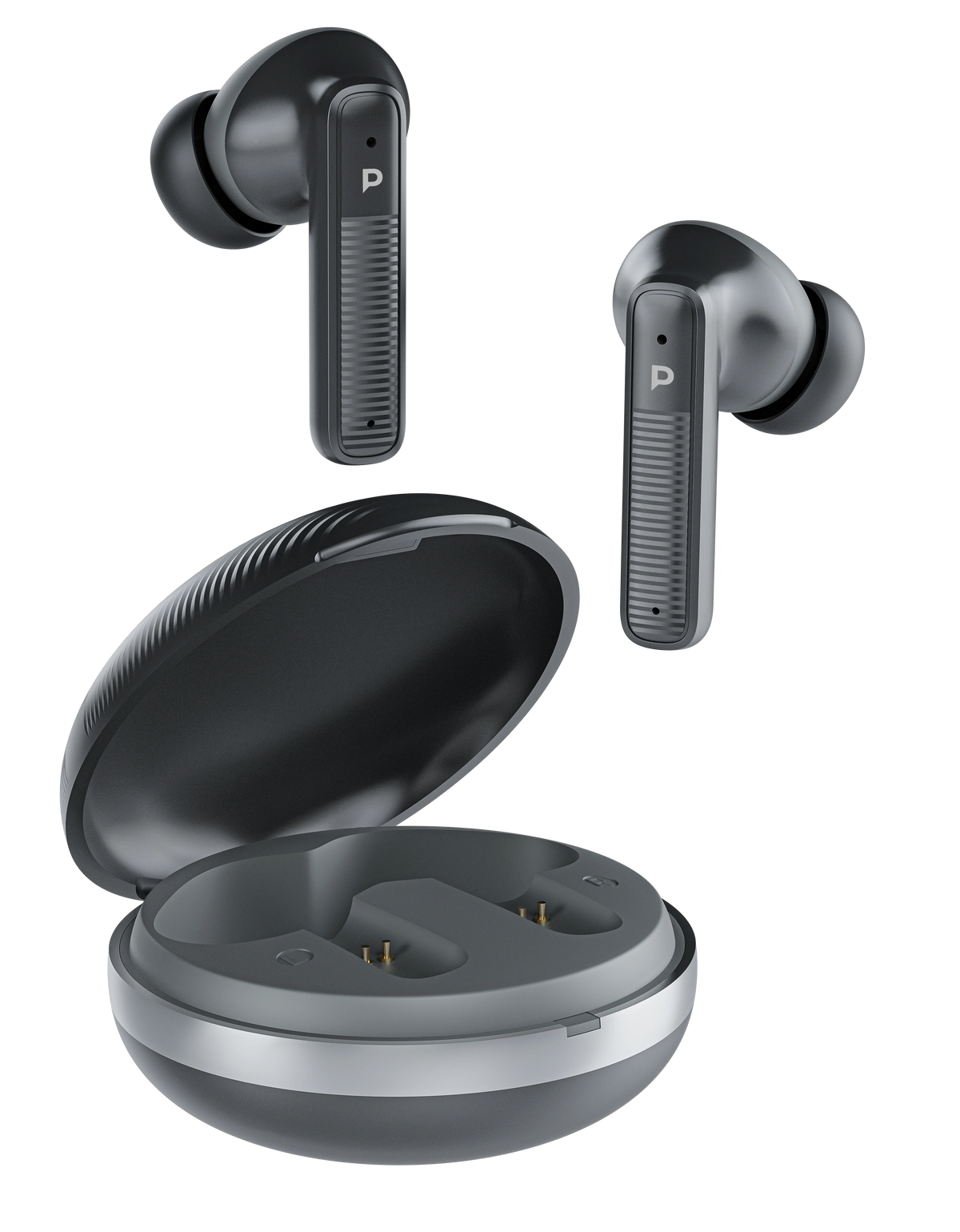 Powerology Quad ENCTrue- Wireless Earbuds - Black – image 3