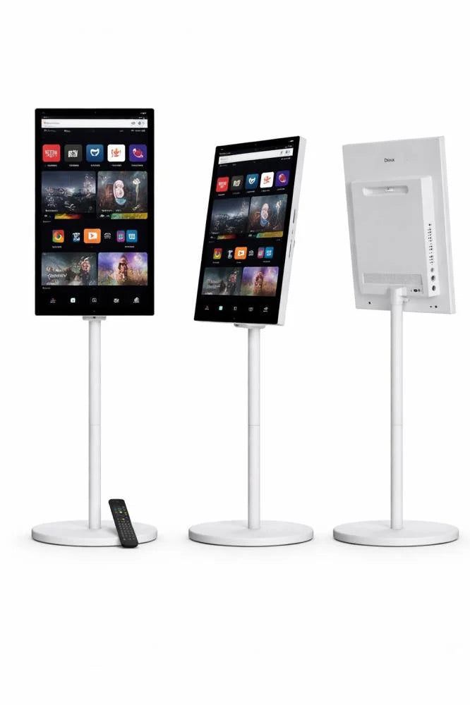شاشة DENXالذكية 24 بوصة مع استاند ونظام أندرويد قابلة للتنقل | DENX 23-inch Smart Portable Screen with Stand and Android System | صورة المنتج 1 / Product image 1