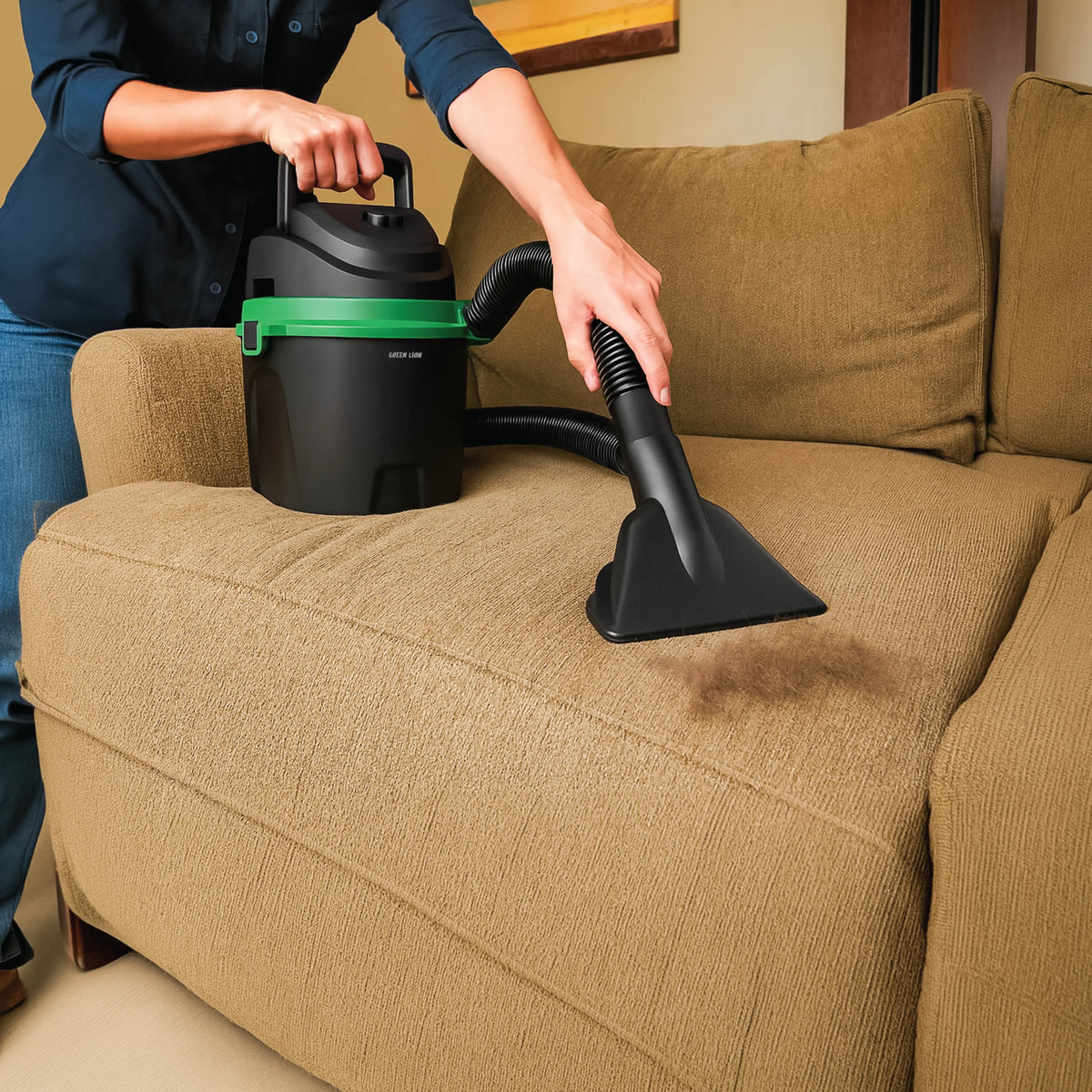 Green Lion FORCEVACUUM 6 LWet,Dry,Blower 20000 RPM 600 W - Black – image 4
