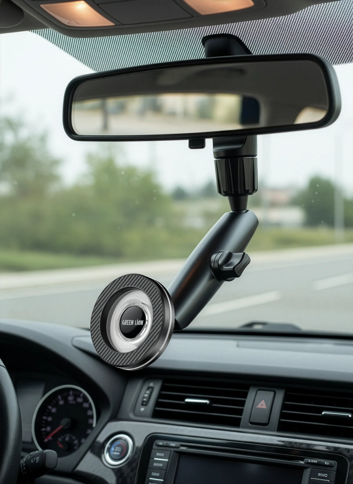 Green Lion Drive Mag Mirror Phone Holder Black – image 4