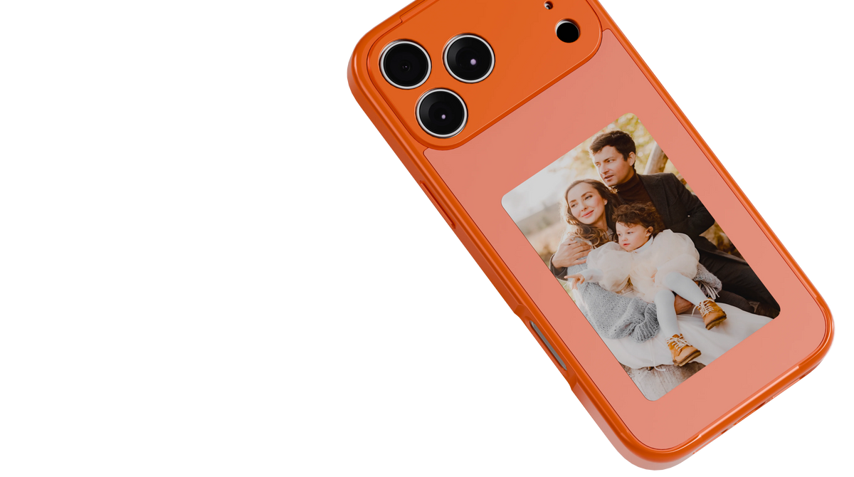 Green Lion Smart E-ink Case 4''Customer Display 17 Pro max - Orange – image 3