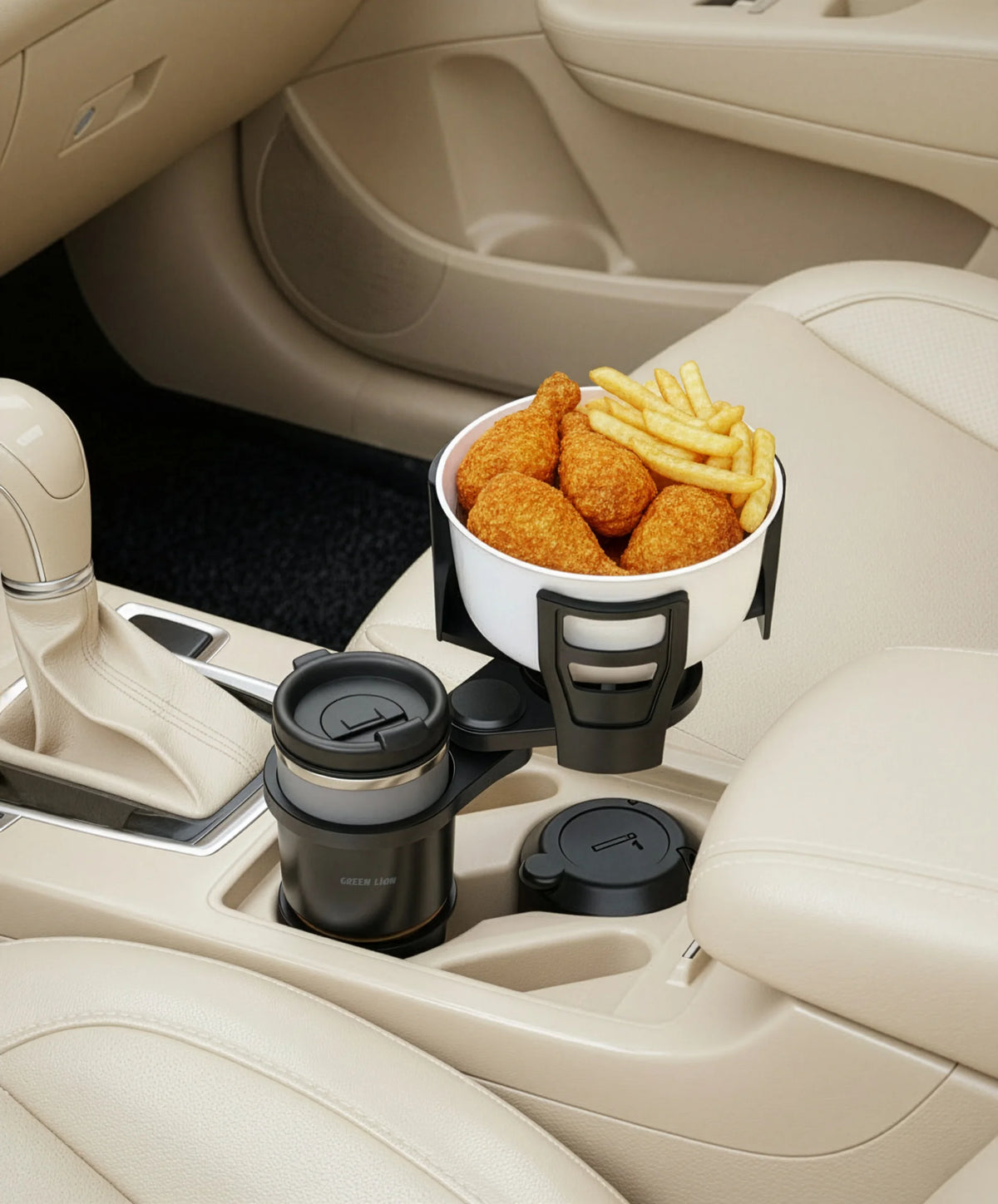 Green Lion Drive Flex 2 in 1 Cup Holder Black – image 4