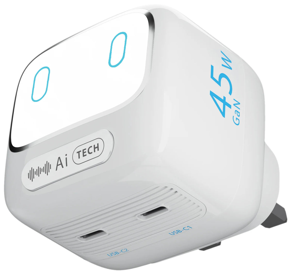 Powerology Lumix Gan Ai Power Charger White – image 6