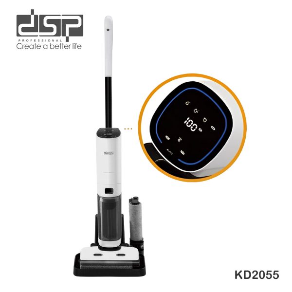 مكنسة كهربائية لاسلكية شفط 11Kpa تنظيف رطب وجاف من دي اس بي بروفيشنال  Dsp Professional Floor Vacuum